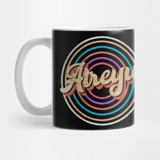 vintage circle line color Atreyu Mug